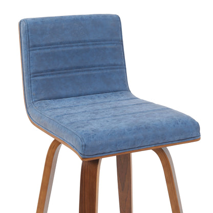 Vienna - Swivel Bar Stool - Walnut Base