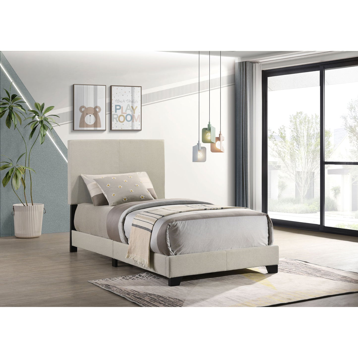 Efram - Panel Bed