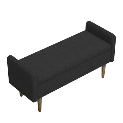 Teddy Velvet Storage Stool With Storage Space For Apartments