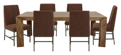 Crossings - Rectangular Dining Table With 6 Upholstered Chairs
