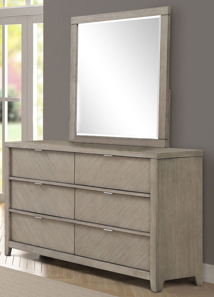 Design Style Mirror - Light Gray