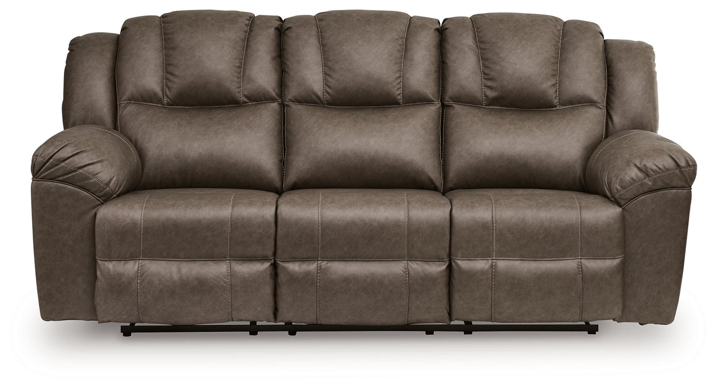Lowilla - Reclining Sofa - Driftwood