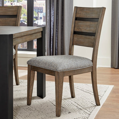 Cedar Fork - Dining Dining Chair (Set of 2) - Smoked Arabica