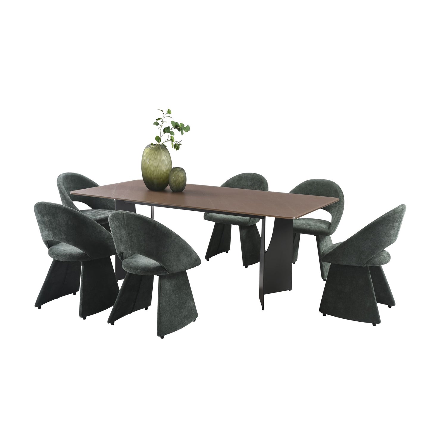 Zoey - Dining Set - Brown Table