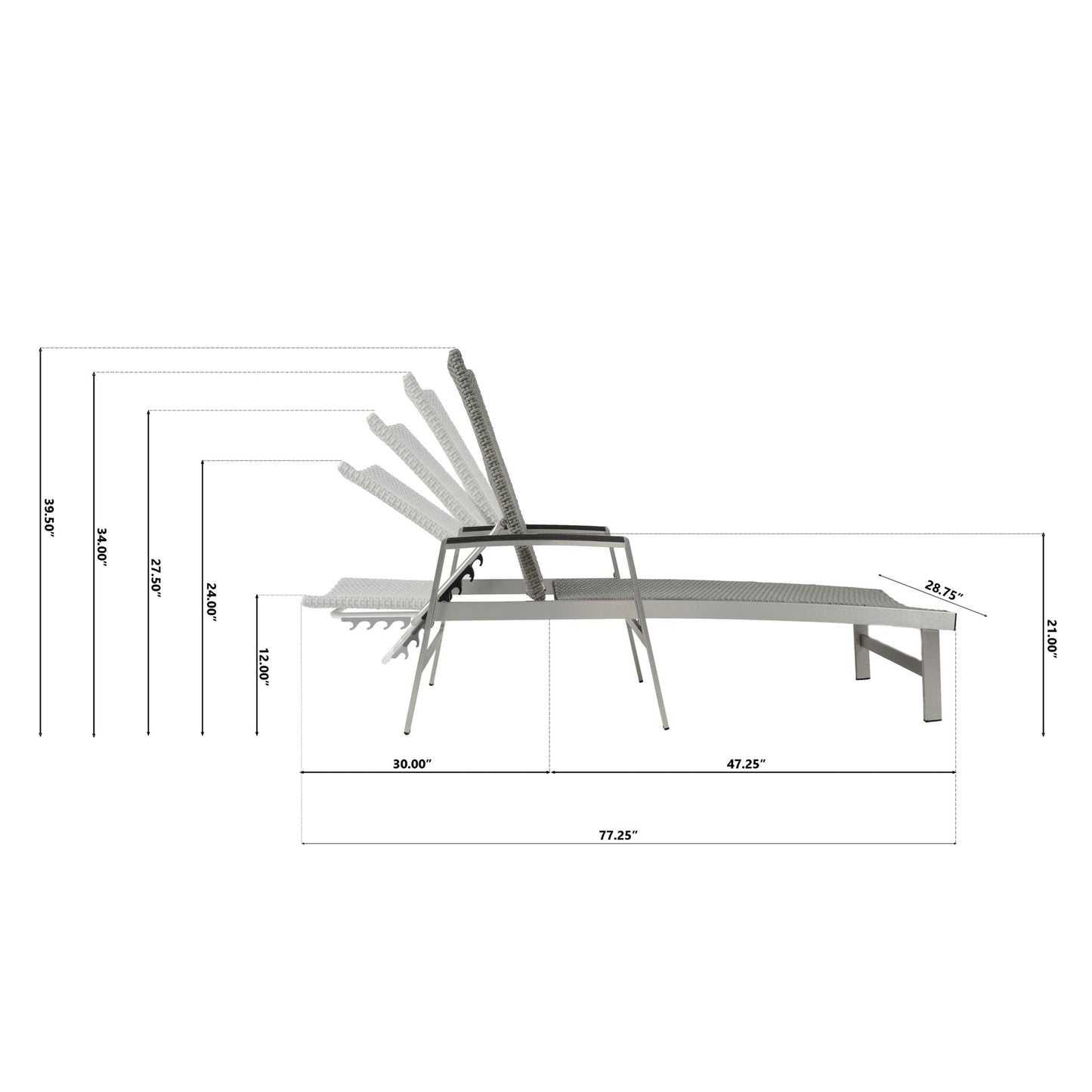 Oxton - Chaise Lounge