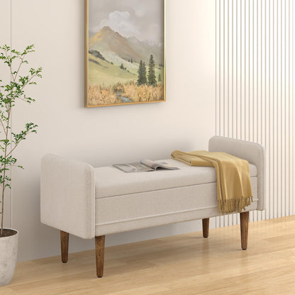 Teddy Velvet Storage Stool With Storage Space For Apartments