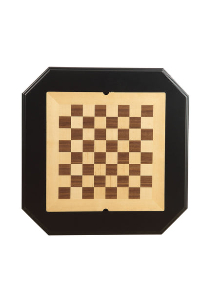 Bishop - Reversible Chess Checker Game Table With Game Tray (Chess Fingures Not Included)
