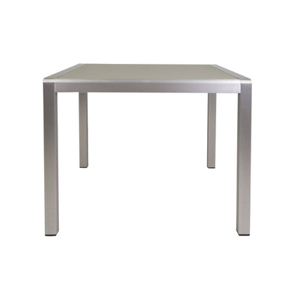 Outdoor Square Dining Table With Aluminum Frame