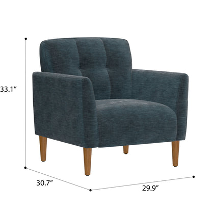 Accent Chair, Transitional - Blue
