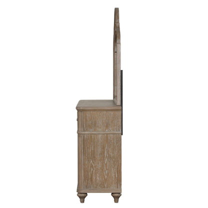 1 Piece Dresser, Dovetail Drawers, Bedroom Furniture - Oak / Rustic