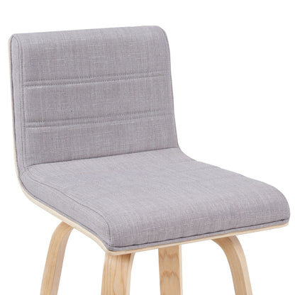 Vienna - Swivel Bar Stool - Light Brown Base