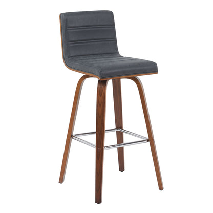 Vienna - Swivel Bar Stool - Walnut Base