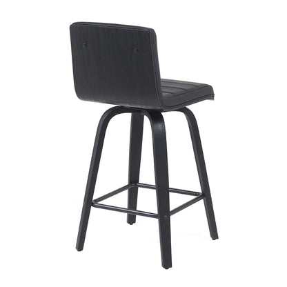 Vienna - Swivel Bar Stool - Black Base