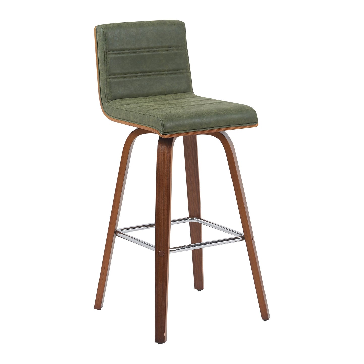 Vienna - Swivel Bar Stool - Walnut Base