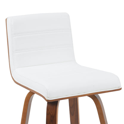 Vienna - Swivel Bar Stool - Walnut Base