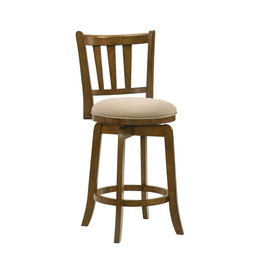 Wren - Modern Farmhouse Swivel Wood Counter Height Kitchen Bar Stool