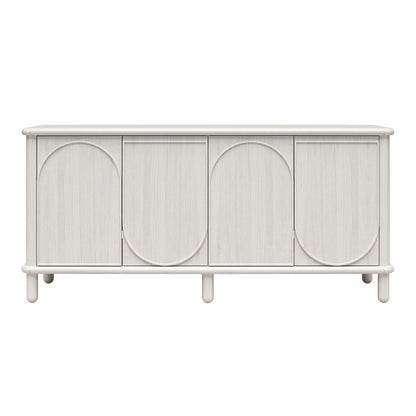 Selena - Credenza - Rustic White