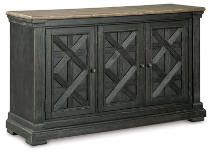 Tyler Creek - Dining Room Server - Black / Gray