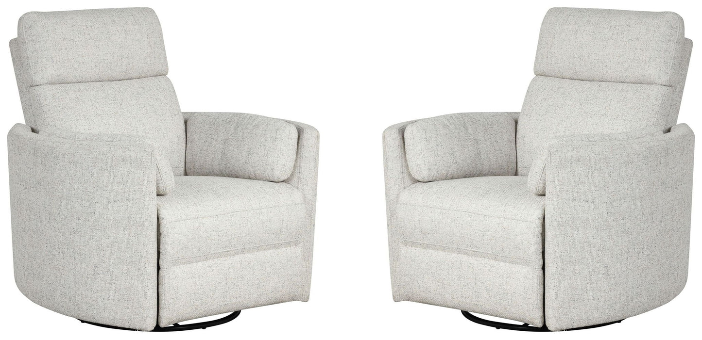 Radius - Power Swivel Glider Recliner (Set of 2)