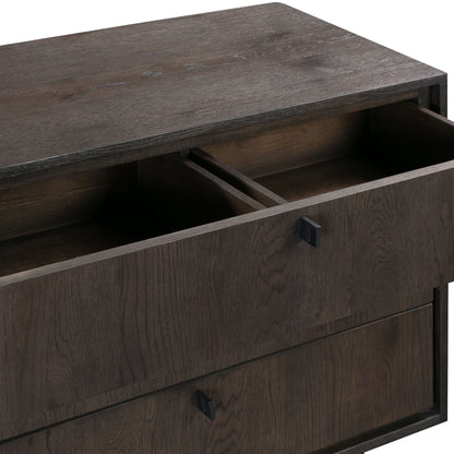 Cross - 3 Drawer Dresser - Black