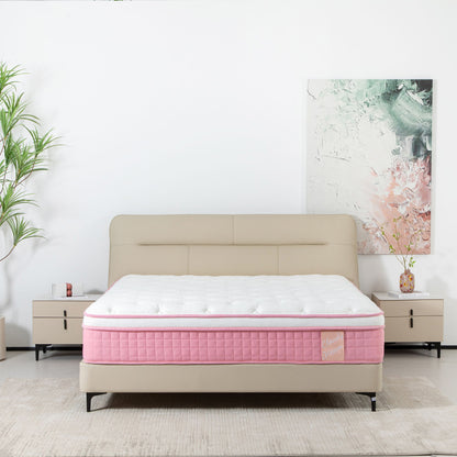 12" Hybrid Mattress With Individual Pocket Spring, Comortable Memory Foam
