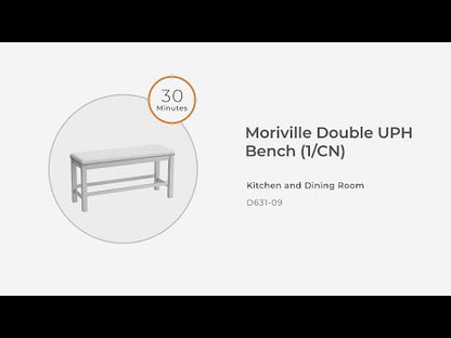 Moriville - Beige - Double UPH Bench