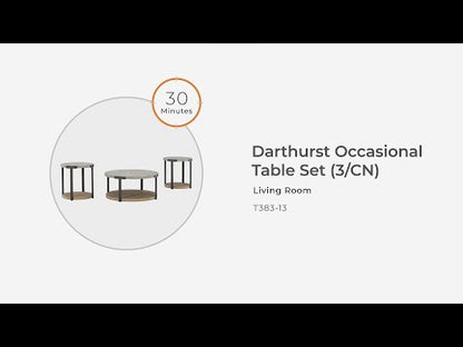 Darthurst - Occasional Table Set (Set of 3) - Light Brown