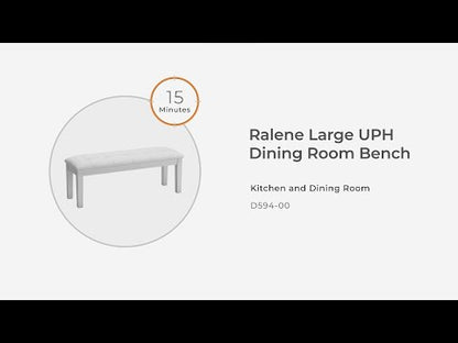 Ralene - Medium Brown - Large UPH Dining Room Bench